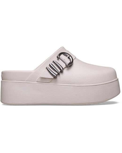 CROCSTM Black Dylan Platform Boho Buckle Clog