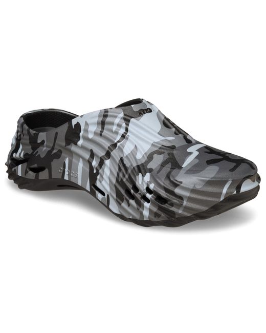 CROCSTM Black Echo Camo Wave
