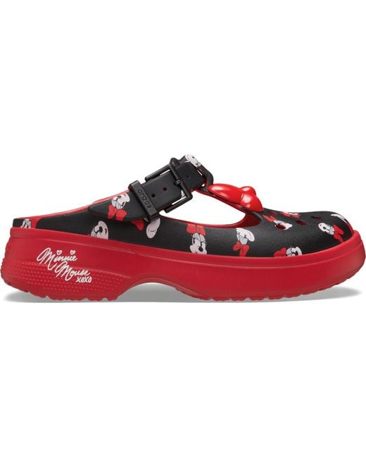 CROCSTM Black Minnie Mouse Mary Jane
