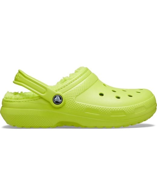 Crocs™ Lime Punch / Lime Punch Classic Lined Clog in Green for Men | Lyst