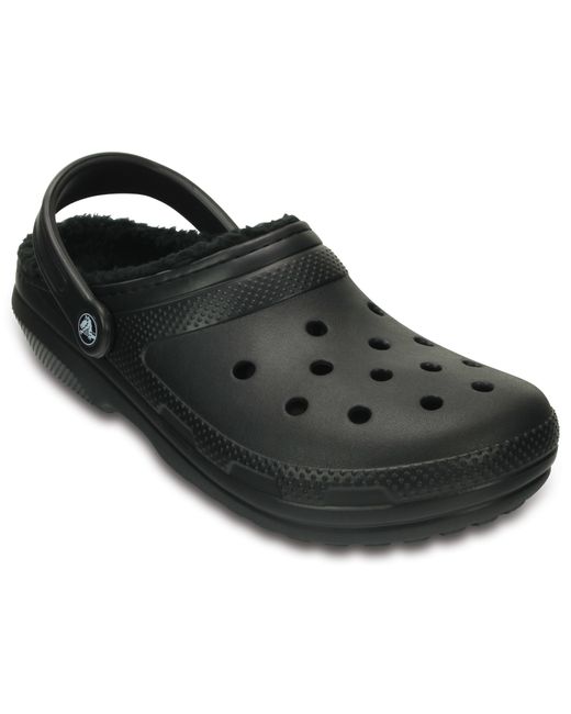 CROCSTM Black Classic Lined Clog for men