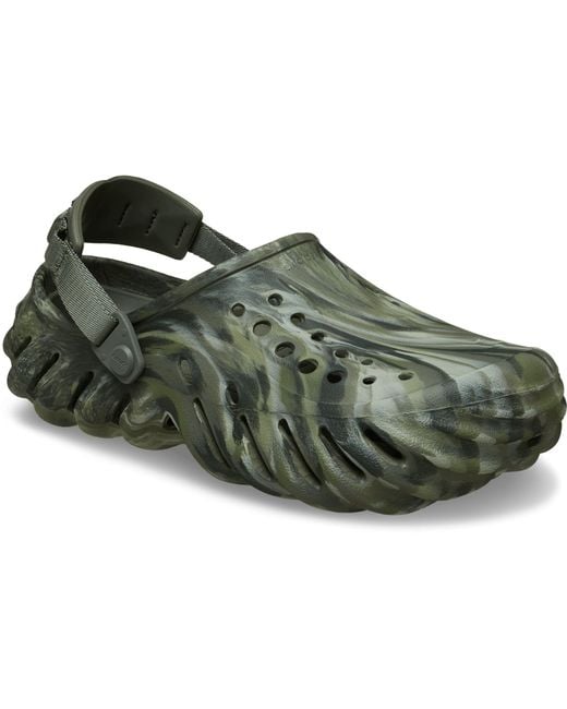 CROCSTM Black Echo Marbled Clog