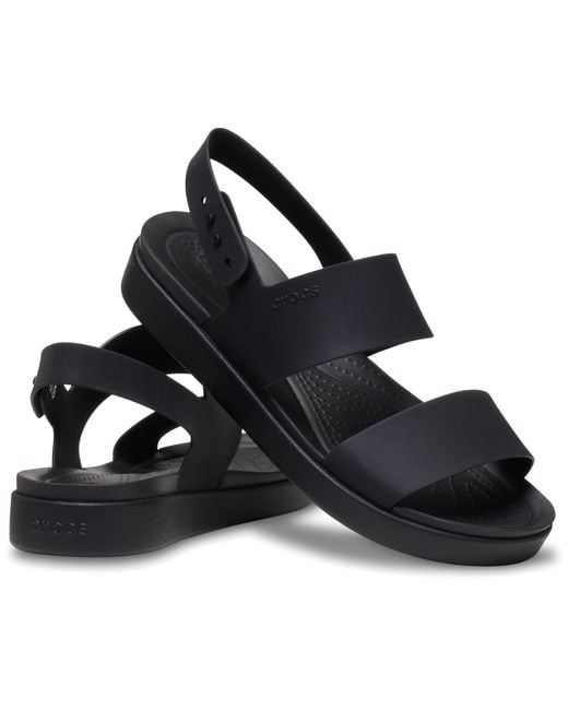 CROCSTM Black Brooklyn Backstrap Low Low