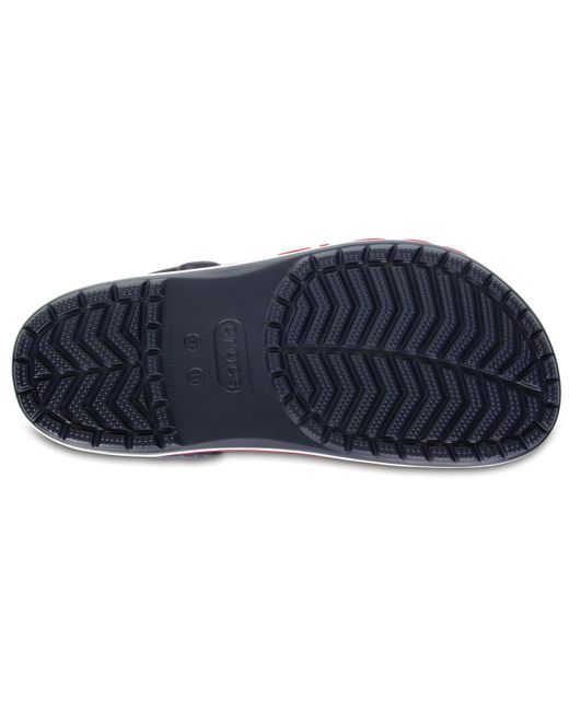 navy pepper crocs