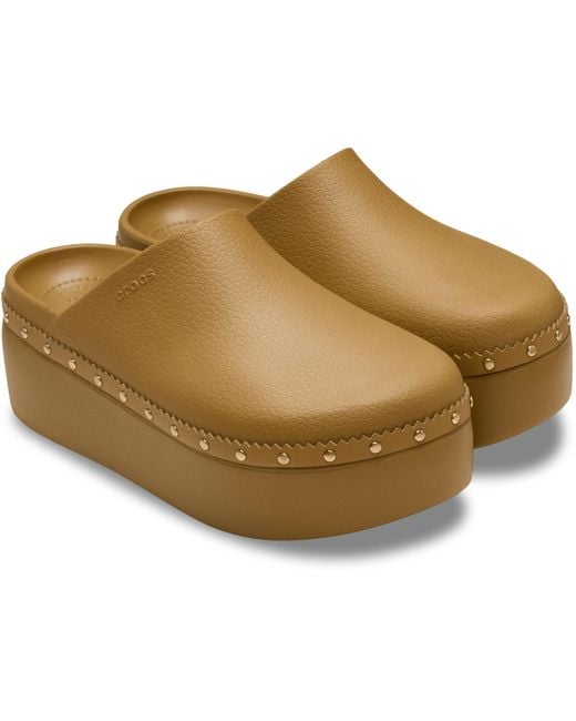 CROCSTM Black Dylan Platform Studded Clog