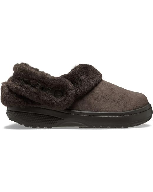 CROCSTM Black | unisex | classic unfurgettable vegan suede | clogs | | 36