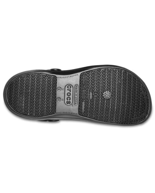 CROCSTM Black Bistro Work Clog