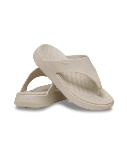 CROCSTM Black Getaway Triangle Flip Flops