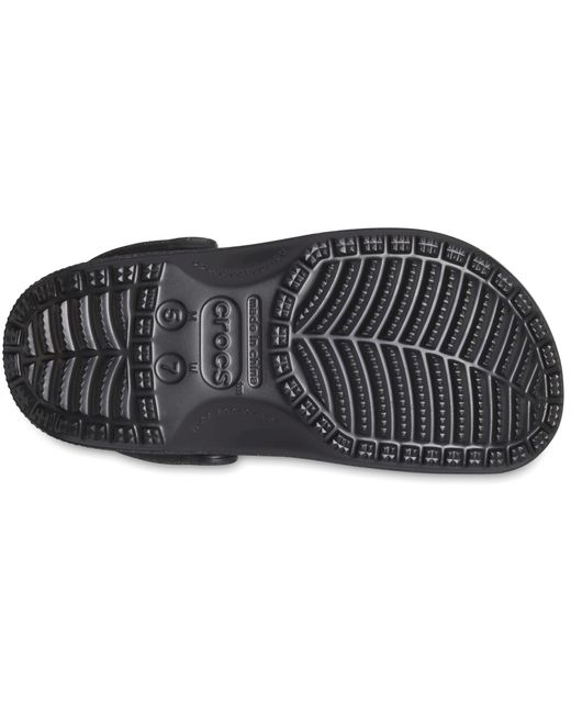 CROCSTM Black Classic Glitter Clog