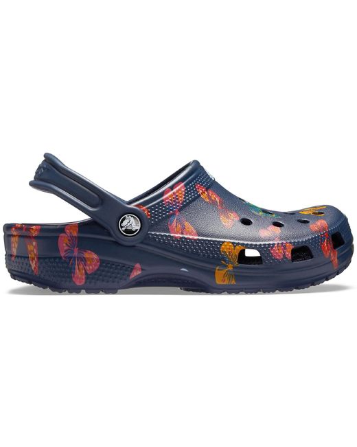 Crocs™ Butterfly Classic Vacay Vibes Clog in Blue | Lyst