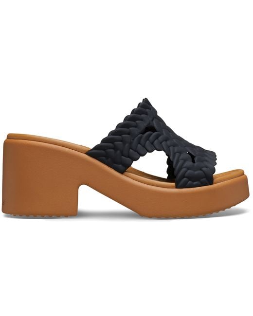 CROCSTM Black Brooklyn Woven Heel