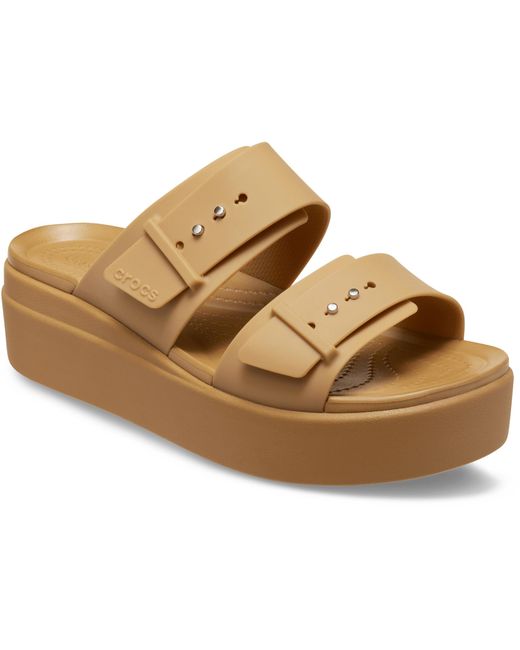CROCSTM Black Brooklyn Buckle Low