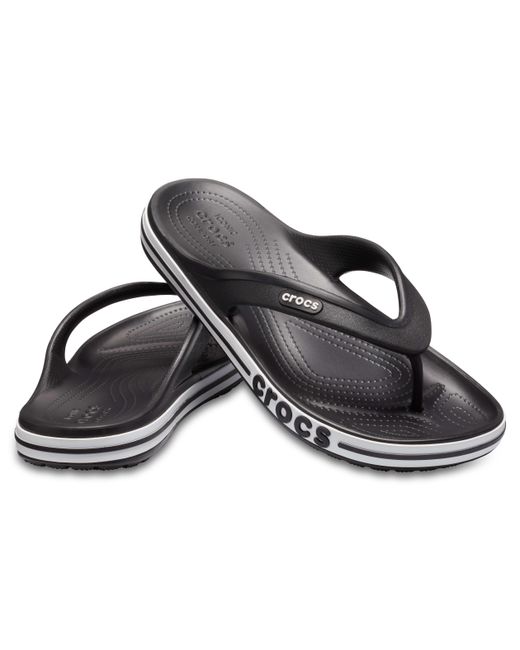 CROCSTM Black Bayaband Slides | Slide Sandals