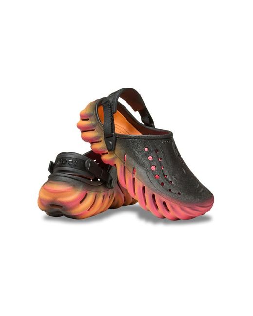 CROCSTM Black Echo Clog Sunset; Multi