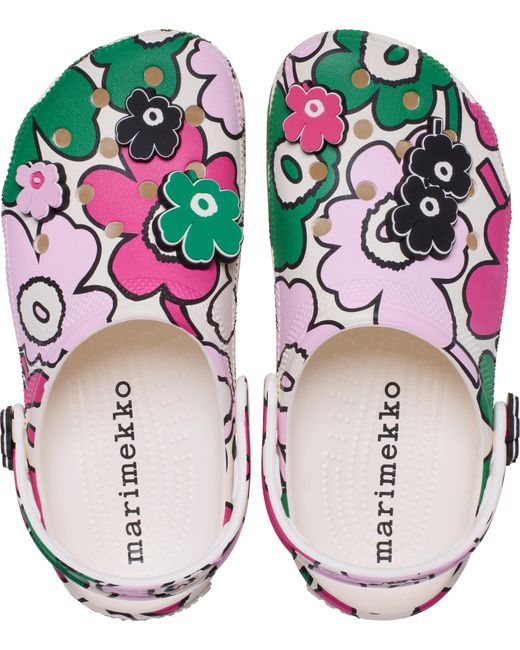 CROCSTM Black Marimekko Classic Clog; Multi