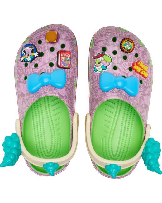 CROCSTM Green The Simpsons Krusty The Clown Classic Clog; Multi