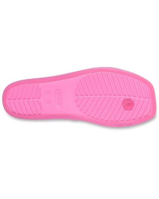 CROCSTM Black Miami Toe Loop Jelly Sandal