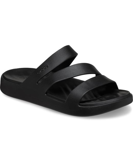CROCSTM Black Getaway Strappy
