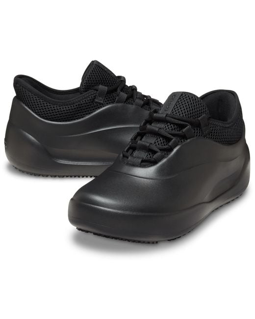 CROCSTM Black Bistro Work Sneaker for men