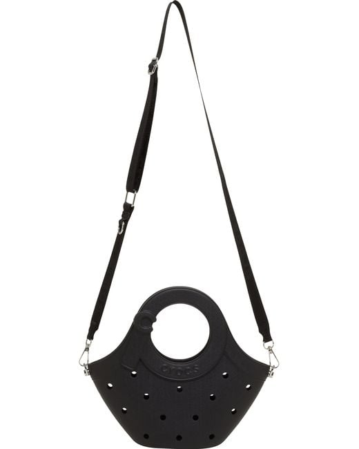CROCSTM Black Small Handle Tote