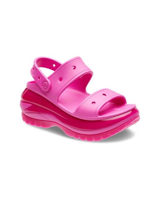 Crocs™ Mega Crush Sandal in Pink | Lyst