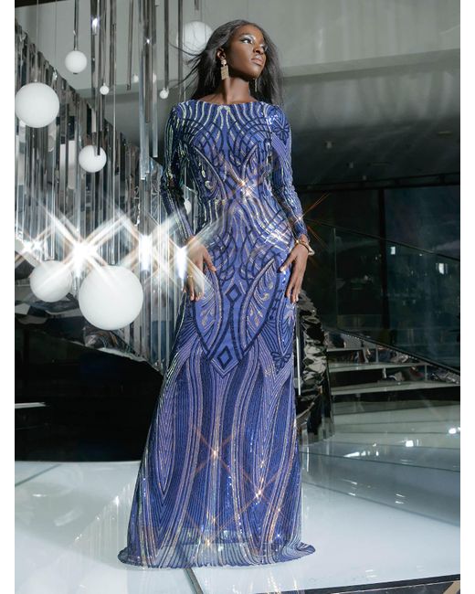 Crystal Wardrobe Synthetic Sequin Tied 