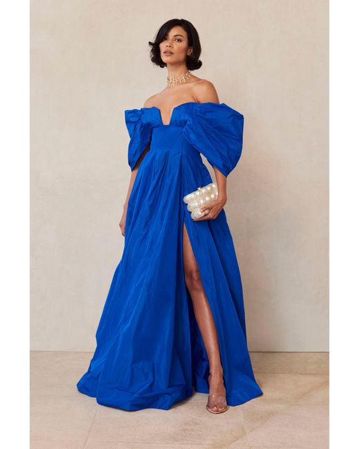 Cult Gaia Aviva Gown in Blue | Lyst