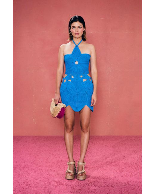 Cult Gaia Floreana Knit Dress in Pink Lyst