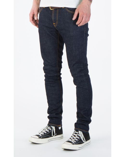 nudie jeans tight terry rinse twill