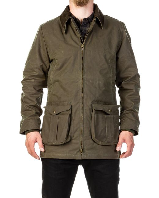 Filson Flannel Shooting Jacket Otter Green for Men Lyst Canada