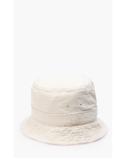 Polo Ralph Lauren Cotton Loft Bucket Hat Merill/sand in Beige (Natural