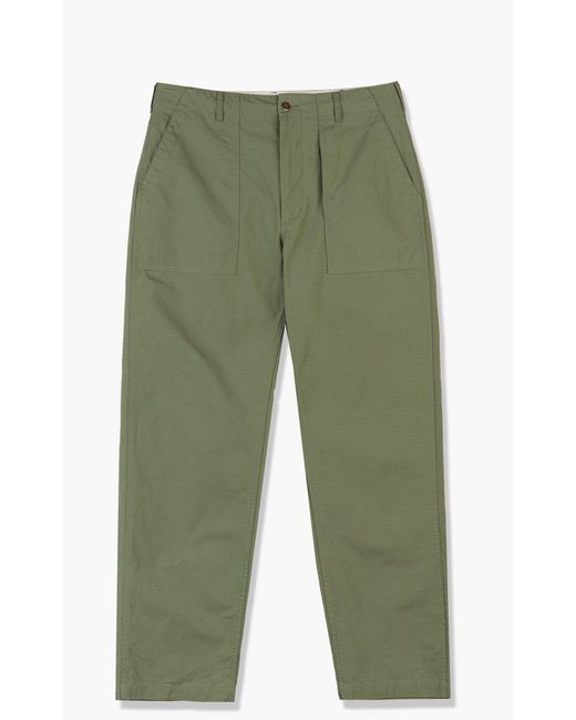 Engineered Garments Fatigue Pant Cotton Ripstop In Olive Green For Men Lyst UK
