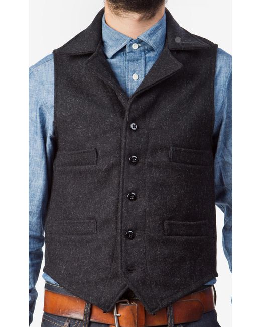 Filson Wool Western Vest Charcoal in Gray for Men Save 2 Lyst