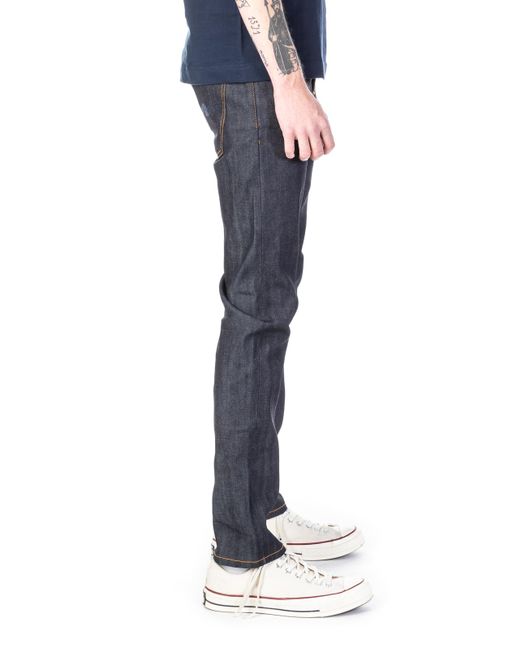 nudie jeans thin finn dry selvage comfort