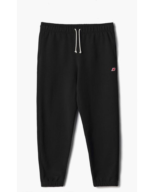 New Balance Cotton Core Sweatpants "made In Usa" in Black for Men Lyst