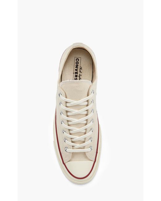 chuck 70 classic low top parchment