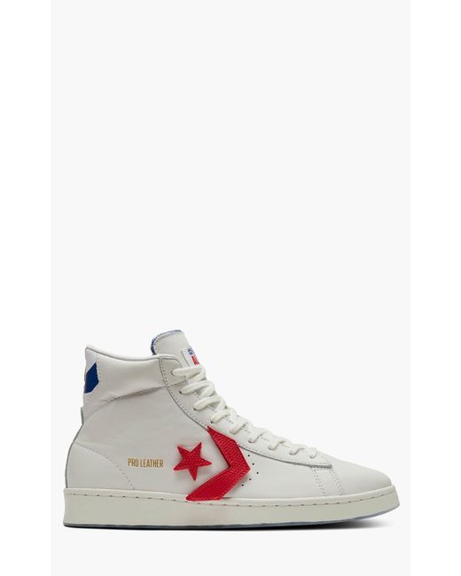 converse pro leather mid red