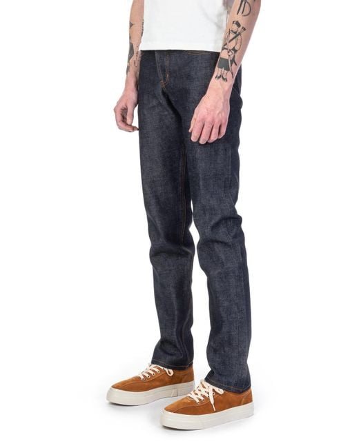 weird guy dirty fade selvedge
