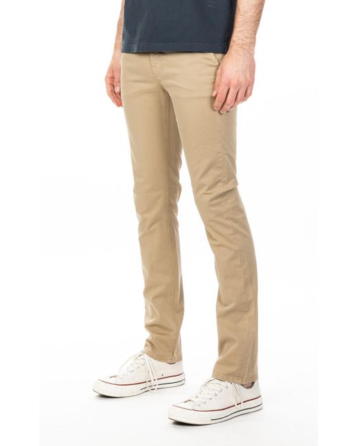nudie jeans slim adam beige