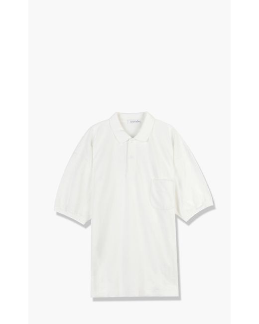 Nanamica White H/s Polo Shirt for men
