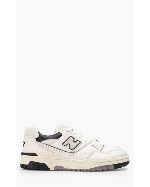 new balance bb550 white and black
