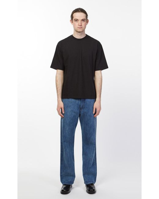 AURALEE Cotton Seamless Crew Neck Half 