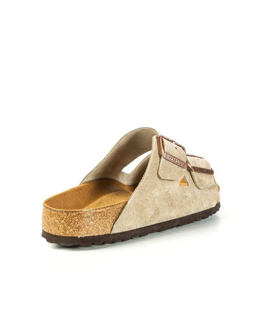 arizona suede leather taupe birkenstock