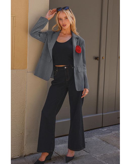CUPSHE Avondroze Blazer in het Brown