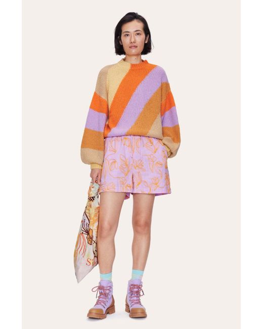 Stine Goya Synthetic Scharla Multi Stripe Sweater - Lyst