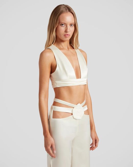 Violante Nessi White Adele Top