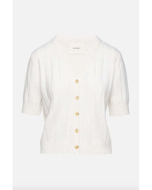 Lisa Yang Natural Idun Cardigan