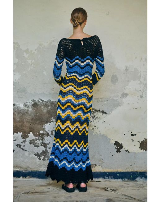 Escvdo Blue Sumac Maxi Dress (Final Sale)