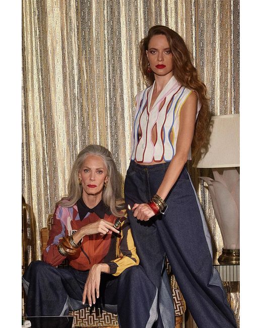 SHANTALL Brown Irregular Assembles Crop Top