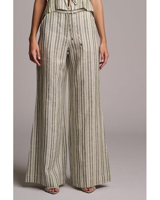 Hevron Brown Capri Pant
